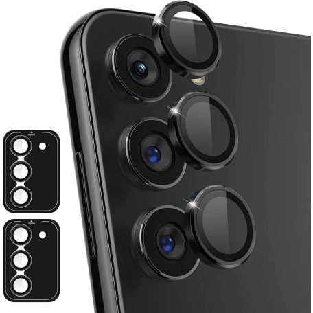 Metal sticlă, cadru de protecție pentru lentila camerei pentru Samsung