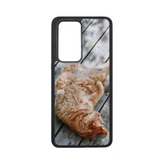 Pisică relaxându-se - Husă Honor 