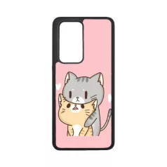 Lover cats sticker - Husă Honor 