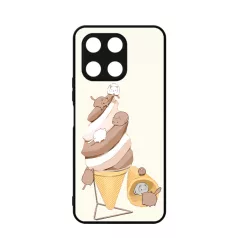   Vara - Înghețată cu pisicuță și ciocolată vis - Husă Honor 