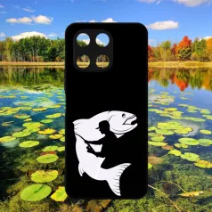 Pescuit – Silhouette - Husă Honor 