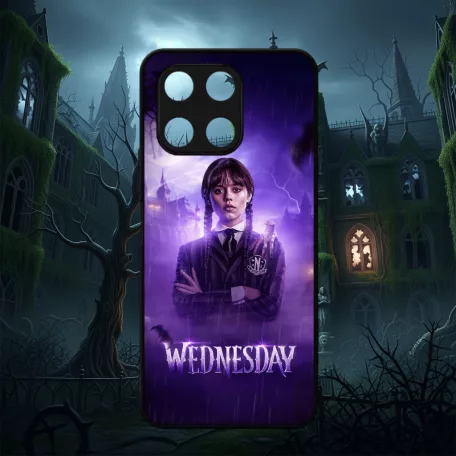 Wednesday - Ploaie violetă - Husă Honor 