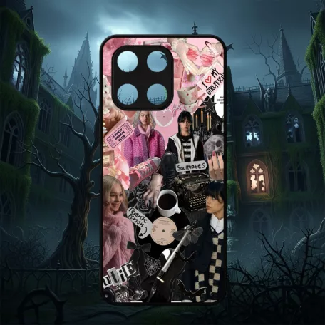 Wednesday - Colaj Wednesday și Enid - Husă iPhone