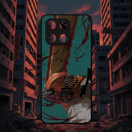 Chainsaw Man - Saw Head Close Up - Husă Honor