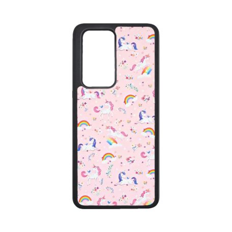 Unikornisok szivárvány és virág mezőn - Husă Huawei 