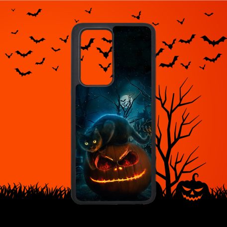 Halloween - Pisica neagră - Husă Huawei 