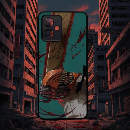 Chainsaw Man - Saw Head Close Up - Husă Alte 