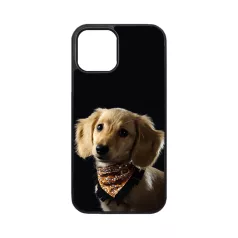 Adorabil teckel cu păr lung- Husă iPhone 