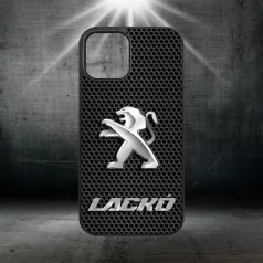Cu nume unice - Peugeot logo - Husă iPhone 