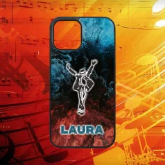 Cu nume personalizate - Michael Jackson logo - Husă iPhone 