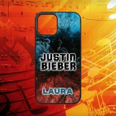 Cu nume personalizate - Justin Bieber logo - Husă iPhone 