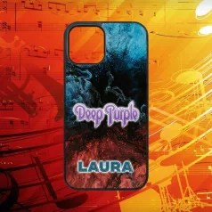 Cu nume personalizate - Deep Purple logo - Husă iPhone 