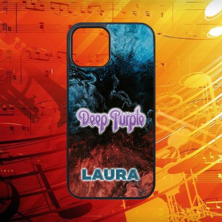 Cu nume personalizate - Deep Purple logo - Husă iPhone 