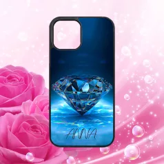   Cu nume unice - Fete trendy - Strălucire Albastru Azuriu - Husă iPhone 