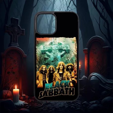 Black Sabbath – Portretul trupei - Husă iPhone 