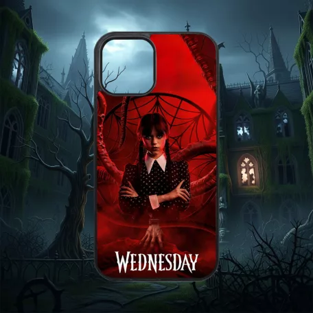 Wednesday - Roșu sângeriu - Husă iPhone 
