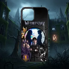 Wednesday - Colaj Wednesday Addams - Husă iPhone 