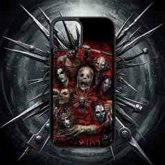Slipknot - Masked Band Art - Husă iPhone