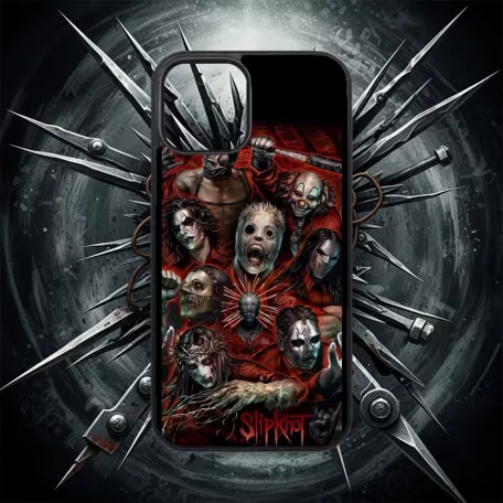 Slipknot - Masked Band Art - Husă iPhone