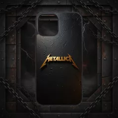 Metallica - Gold logo - Husă iPhone