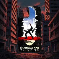 Chainsaw Man - Silhouette City - Husă iPhone