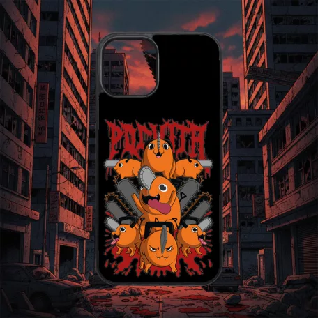 Chainsaw Man - Pochita Metal Army - Husă iPhone