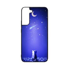 Sailor Moon - Luna and Artemis at night - Husă Samsung