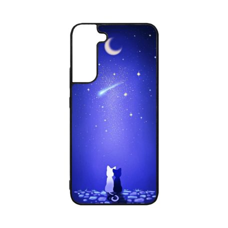 Sailor Moon - Luna and Artemis at night - Husă Samsung