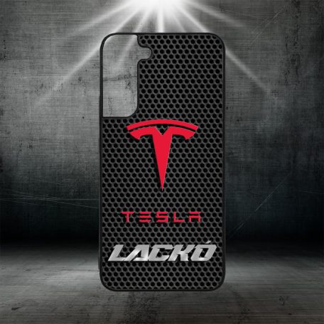 Cu nume unice - Tesla logo - Husă Samsung