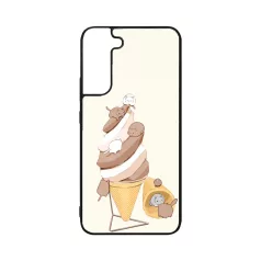   Vara - Înghețată cu pisicuță și ciocolată vis - Husă Samsung
