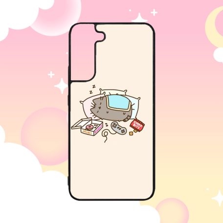 Pusheen - Eat - Game - Sleep - Husă Samsung