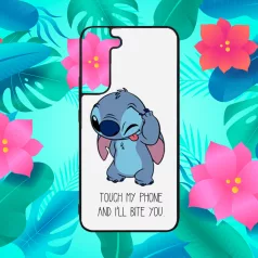   Lilo și Stitch - Dacă te atingi de el, te mușc - Husă Samsung