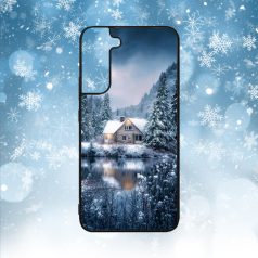 Iarnă - Casă în pădure - Husă Samsung
