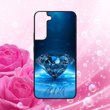 Cu nume unice - Fete trendy - Strălucire Albastru Azuriu - Husă Samsung