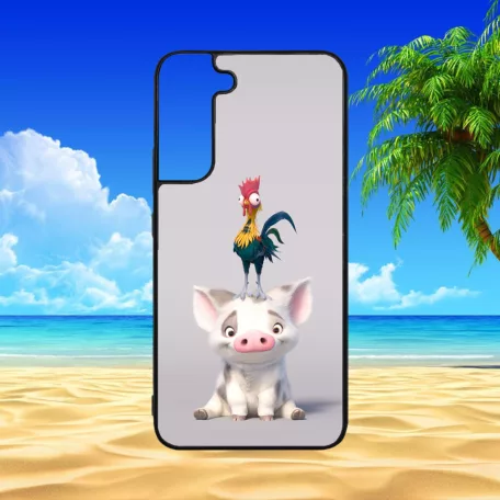 Vaiana – Heihei și Pua - Husă Samsung