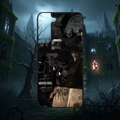 Wednesday - Colaj gotic - Husă Samsung 