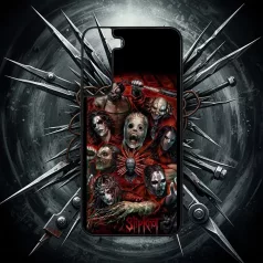 Slipknot - Masked Band Art - Husă Samsung