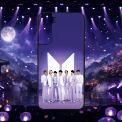 BTS in white - Husă Samsung