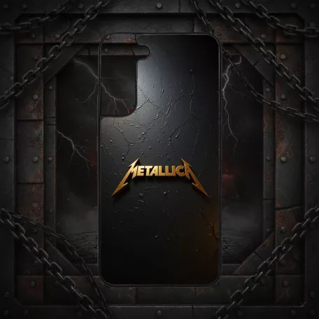 Metallica - Gold logo - Husă Samsung