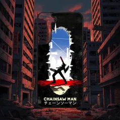 Chainsaw Man - Silhouette City - Husă Samsung