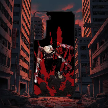 Chainsaw Man - Denji Grunge - Husă Samsung