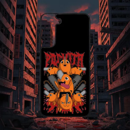 Chainsaw Man - Pochita Metal Army - Husă Samsung