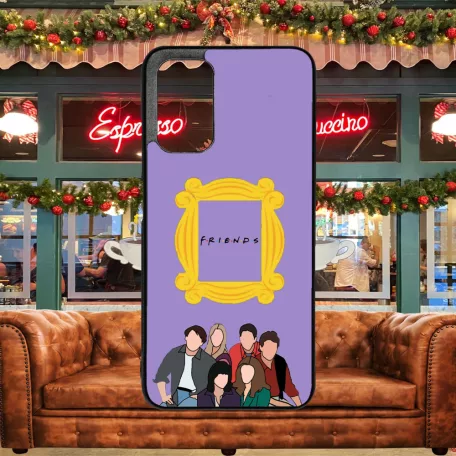 Prietenii tăi - Rama violet - Husă Xiaomi 