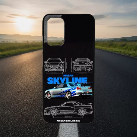 Ma?ini legendare - Nissan Skyline R34 - Husă Xiaomi