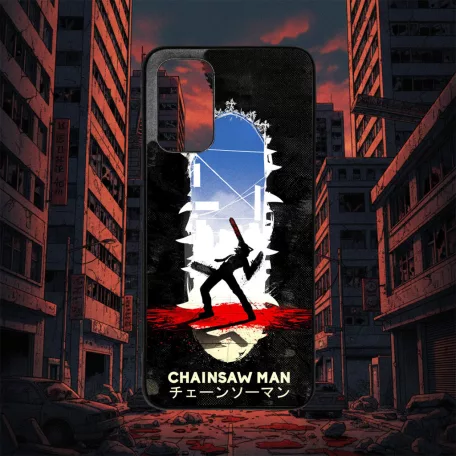 Chainsaw Man - Silhouette City - Husă Xiaomi