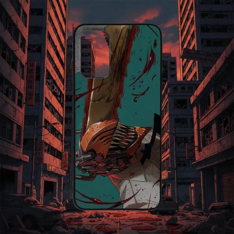 Chainsaw Man - Saw Head Close Up - Husă Xiaomi